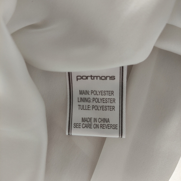 Portmans Semi formal Strapless Dress With Underlay Layers - Picture 6 of 8